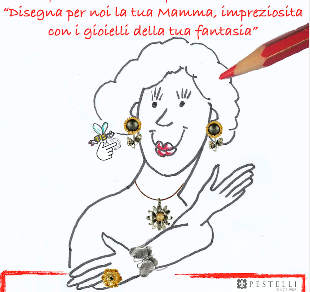 Disegna la tua mamma contest pestelli creazioni Firenze